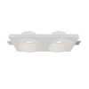 Светильник встраиваемый Maytoni Gyps Modern DL124-GU10-02-TRS-W
