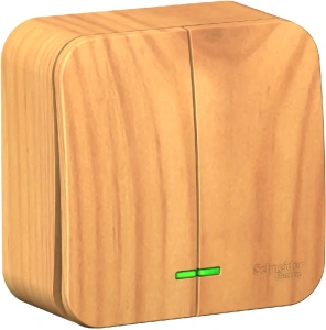 BLNVA105115 Systeme Electric Schneider Blanca накладной монтаж цвет ясень