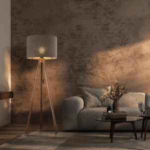 Напольный светильник с тканевым абажуром TK Lighting 16019 Grand