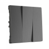 Выключатель 3-клав графит рифленый Werkel W1130001 + W1139004