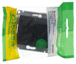 GSL000753 Systeme Electric Schneider Glossa антрацит