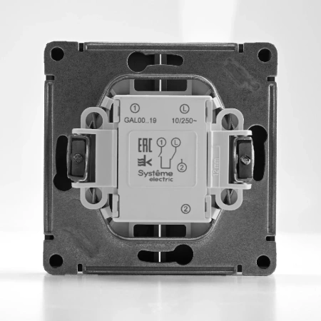 GAL000919 Systeme Electric Schneider Electric ArtGallery цвет сталь