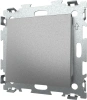 Выключатель одноклавишный серая платина CGSS GL-W101-GPG