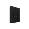 Розетка информационная С/У RJ-45 кат.5e 2-я, Полярная ночь Systeme Electric Infinity (FSE001085)