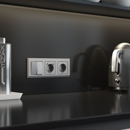 W1171165 Werkel Werkel механизмы серебряные матовый