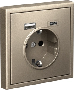 GAL000532 Systeme Electric Schneider Electric ArtGallery цвет шампань