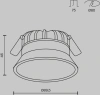 Светильник встраиваемый светодиодный Maytoni Okno DL055-8W3-4-6K-W