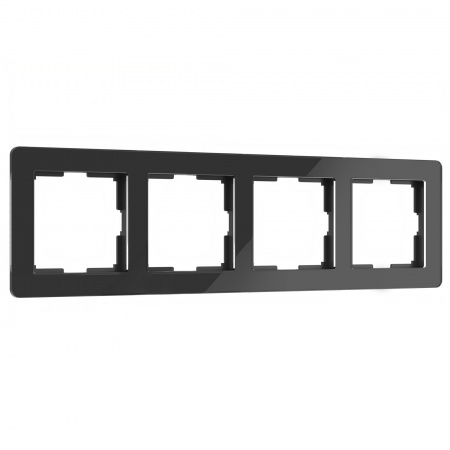 Рамка из акрила на 4 поста Acrylic черный Werkel Acrylic черный W0042708