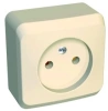 Розетка без заземления 16А Systeme Electric Etude, кремовый PA16-001K