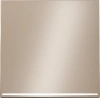 Выключатель одноклавишный с подсветкой 10А Voltum S70 METAL платина Soft touch металл (VLS0101M + VLSM000210 + VLS080301)