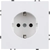Розетка штепсельная SCHUKO 16A/250 В, белый матовый Kollinger Eclipse EC-014WH
