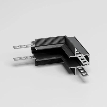 Slim Magnetic Коннектор угловой внутренний для встраиваемого шинопровода под ГКЛ 12,5мм черный 85211/00 Elektrostandard 85211/00