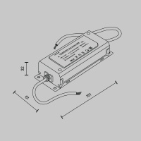 Блок питания 48В, 100Вт, белый Maytoni Parity TRA130DR-100W