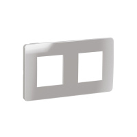 NU280455 Schneider Electric Рамки Studio Metal для белых механизмов