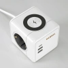 Розеточный блок 3-местный + 3×USB Werkel + беспроводная зарядка W6513501