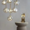 Потолочный светильник со стеклянными плафонами TK Lighting 11105 Lava Sabia