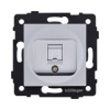 Розетка Ethernet RJ45 Cat.5, серый Kollinger REA-016GY для Aspekt, Eleganz, Reflex