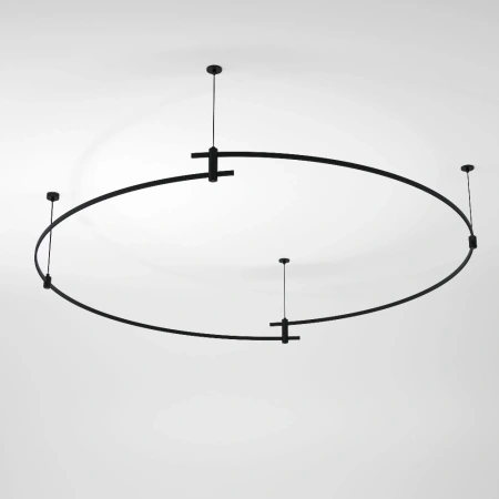 Esthetic Magnetic Шинопровод Round черный Ø1800 Elektrostandard 85218/00