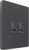 Розетка информационная С/У RJ-45 кат.5e 2-я, Вулканический пепел Systeme Electric Infinity (FSE000785)