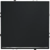 Проходной переключатель одноклавишный с подсветкой 10А Voltum S70 графит Soft touch пластик (VLS010407)