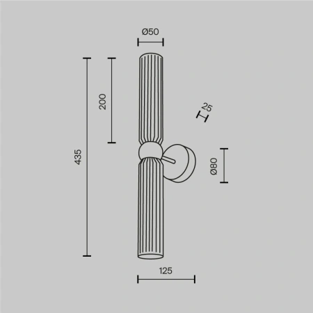 Бра Maytoni Antic MOD302WL-02GR1