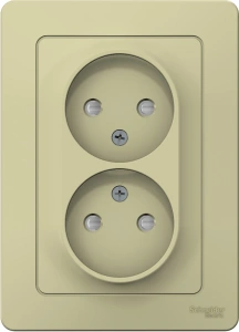 BLNRS000127 Systeme Electric Schneider Blanca цвет бежевый