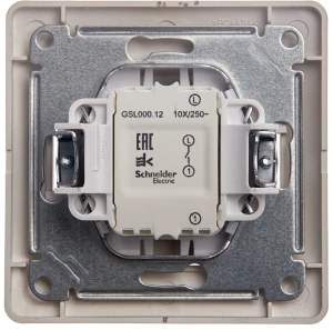 GSL001212 Systeme Electric Schneider Glossa платина