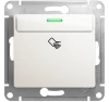 Выключатель карточный Systeme Electric Glossa, перламутр GSL000669