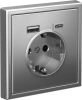 GAL000932 Systeme Electric Schneider Electric ArtGallery цвет сталь