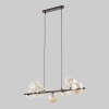Подвесной светильник со стеклянными плафонами TK Lighting 11033 Lava Brown