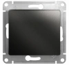 Переключатель 1-клавишный схема 6 10AX Systeme Electric Glossa, антрацит GSL000761
