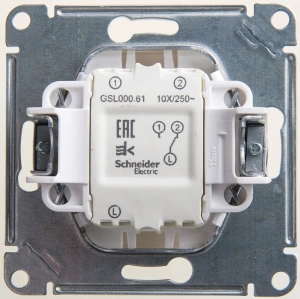 GSL000661 Systeme Electric Schneider Glossa перламутр