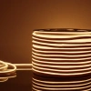 Светодиодный гибкий неон 220 В 9.6 Вт/м 120 Led/м 2835 IP67, односторонний теплый белый 3300 K, 50 м Elektrostandard Гибкий неон 220V 9,6W 120Led 2835 IP67 односторонний теплый белый, 50 м