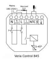 Терморегулятор Veria Control B45 (CN486)