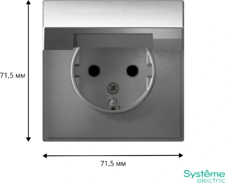 GAL000346 Systeme Electric Schneider Electric ArtGallery цвет алюминий