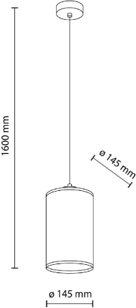 Светильник подвесной Juta TK Lighting 11085 JUTA