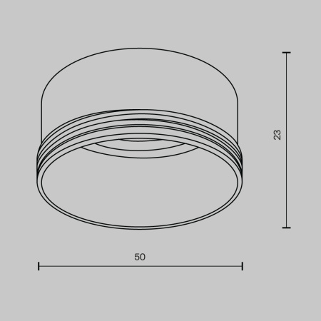 Кольцо декоративное для светильника Maytoni Focus LED  Ring M-12-W