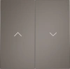 Выключатель для жалюзи 10А Voltum S70 капучино Soft touch пластик (VLS0207M + VLS002514)