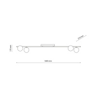 Потолочный светильник со стеклянными плафонами TK Lighting 11477 Imelo