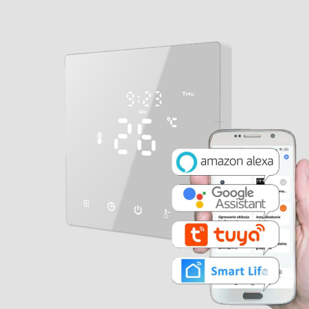 Терморегулятор Menred HT12 Smart Wi-Fi белый (HT12)
