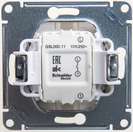 GSL000611 Systeme Electric Schneider Glossa перламутр