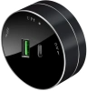 Розетка 5В/3А Systeme Electric (Schneider Electric) MultiTrack , 2хUSB (тип А+С) 18 Вт, антрацит, MTK13003B