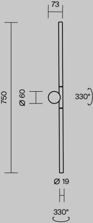 Бра Maytoni Rotera MOD432WL-L9B3K