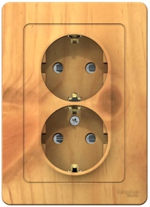 BLNRS001125 Systeme Electric Schneider Blanca цвет ясень