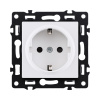 Розетка штепсельная SCHUKO 16A/250 В, белый Kollinger Asthetik AS-014WH