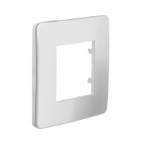 NU280255 Schneider Electric Рамки Studio Metal для белых механизмов