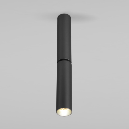 Накладной поворотный светодиодный светильник с антибликовой решеткой Pika Elektrostandard 25029/LED 6W 4200K чёрный