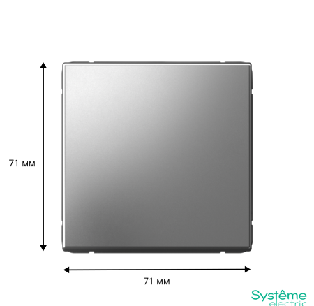 GAL000971 Systeme Electric Schneider Electric ArtGallery цвет сталь