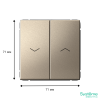 GAL000519 Systeme Electric Schneider Electric ArtGallery цвет шампань