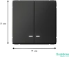GAL001453 Systeme Electric Schneider Electric ArtGallery цвет базальт